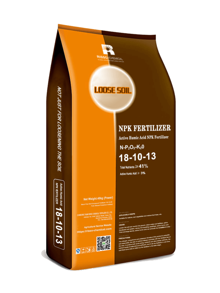 Risso's 18-10-13 Humic Acid NPK Chlorine-based Fertilizer