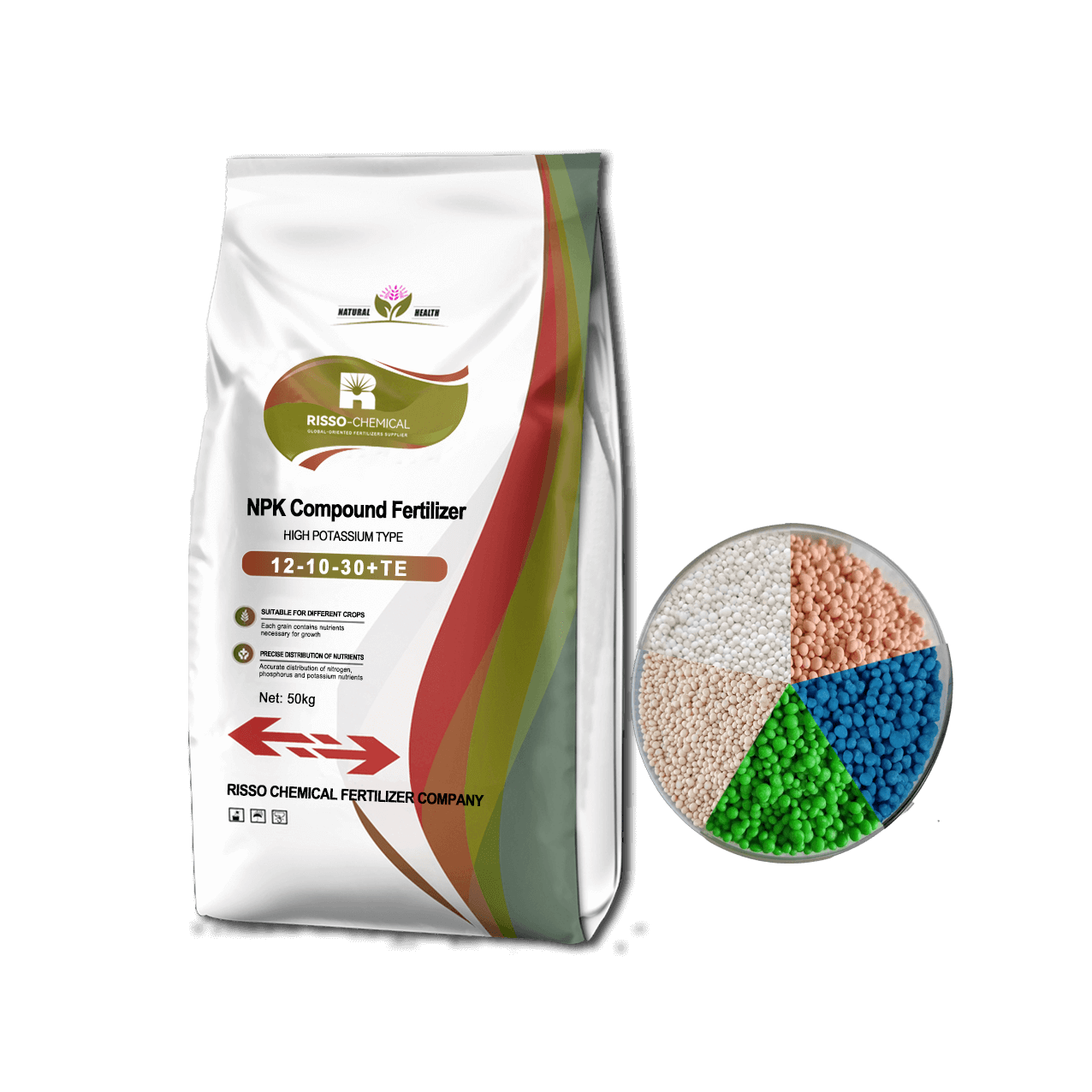 NPK 12-10-30 High nitrogen fertilizer