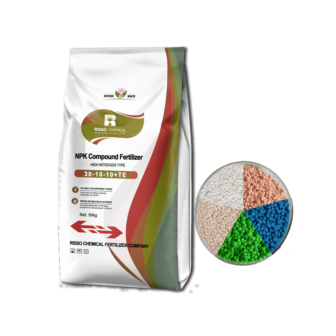 Risso's NPK 30-10-10 High nitrogen fertilizer
