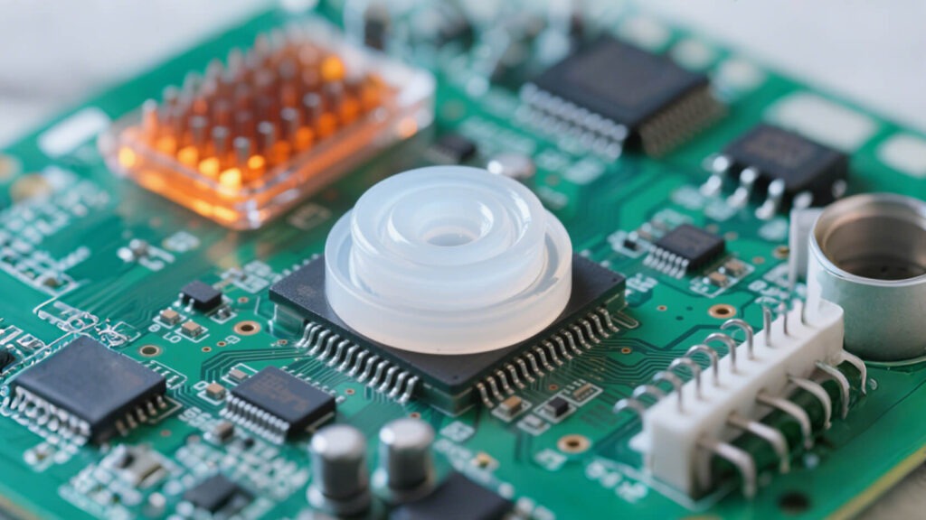 Thermal properties of PDMS