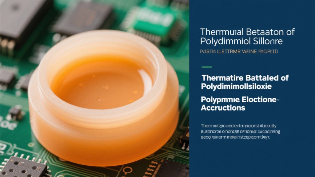 Thermal stability of PDMS