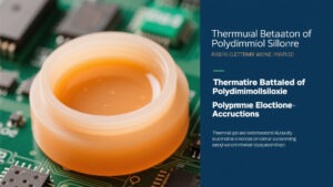 Thermal stability of PDMS