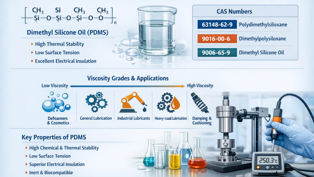 Fundamental Differences Between Common CAS Numbers for Dimethyl Silicone Oil