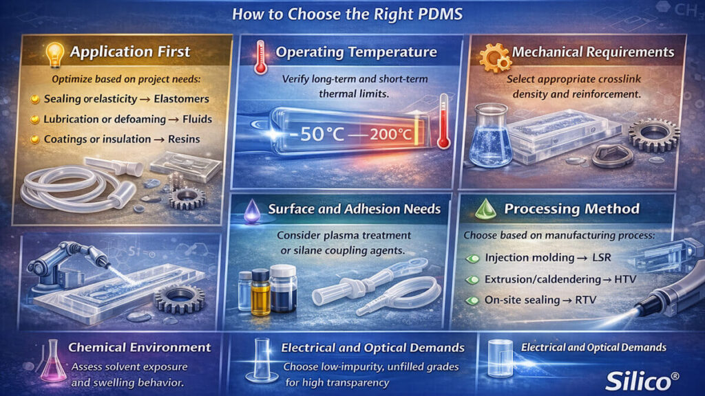 How to Choose the Right PDMS