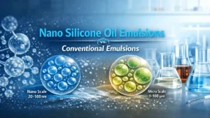 Nano Silicone Oil Emulsions Conventional Emulsions