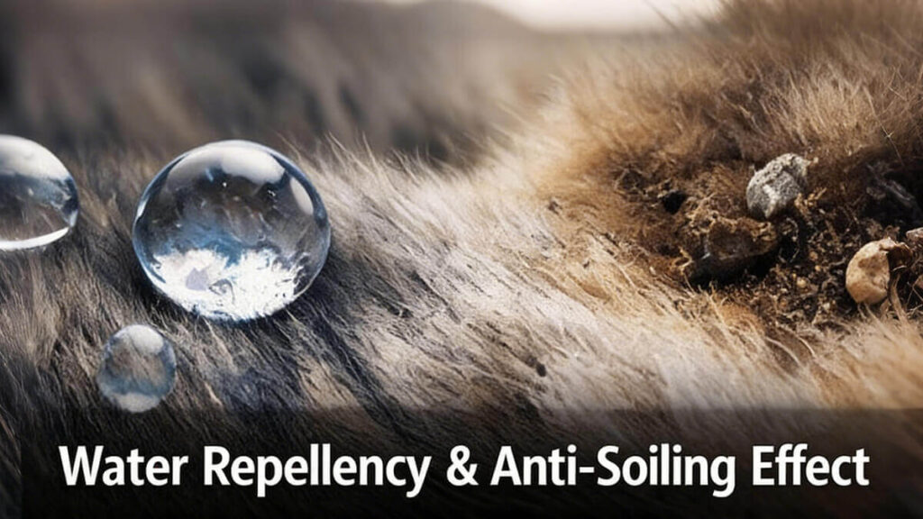 Water Repellency & Anti-Soiling Effect