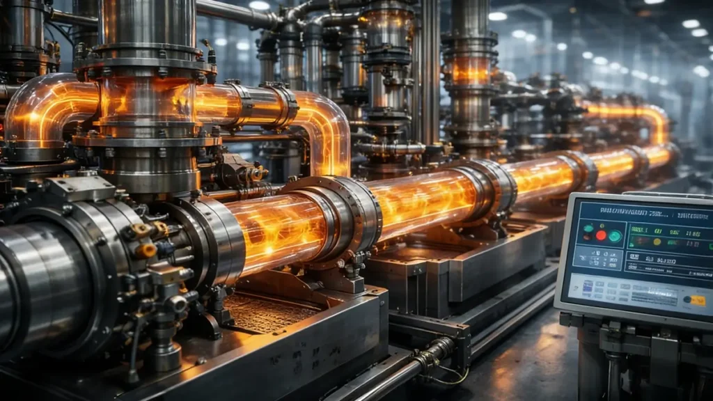 high temperature stability of silicone oil in industrial lubrication systems