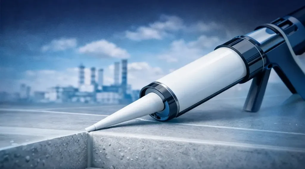 Hydroxy silicone fluid used in RTV silicone sealant for construction joint sealing and waterproof applications